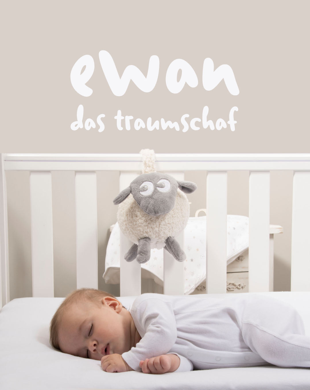Laden und Abspielen von Videos im Galerie-Viewer, ewan das Traumschaf | Einschlafhilfe Für Baby | Grau
