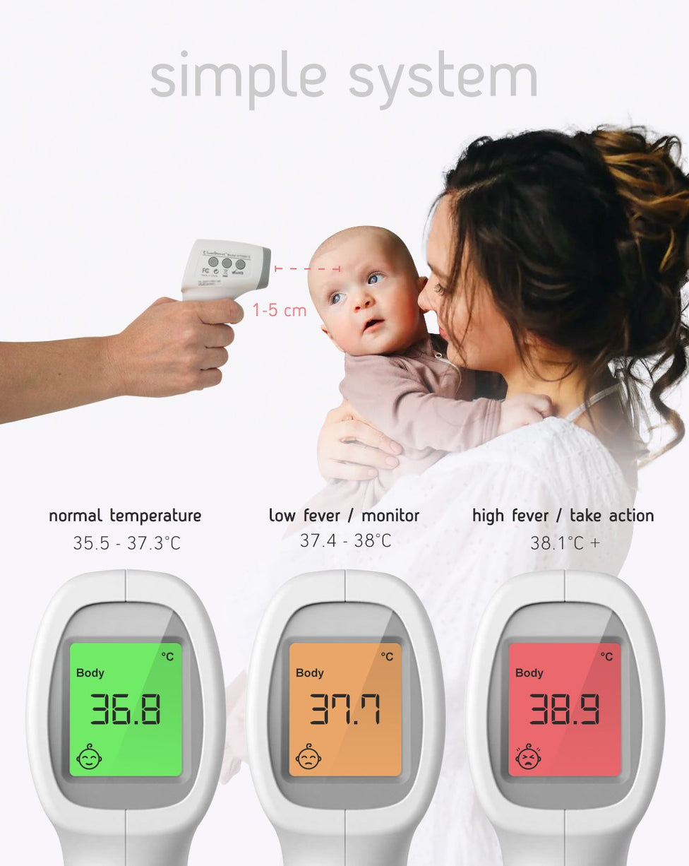 Laden Sie das Bild in den Galerie-Viewer, Infrarot Thermometer Kontaktlos
